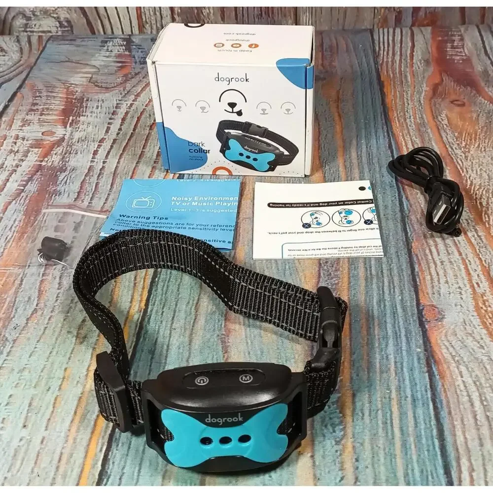 dogrook Rechargeable No‎ Shock Bark Collar with Vibration Modes